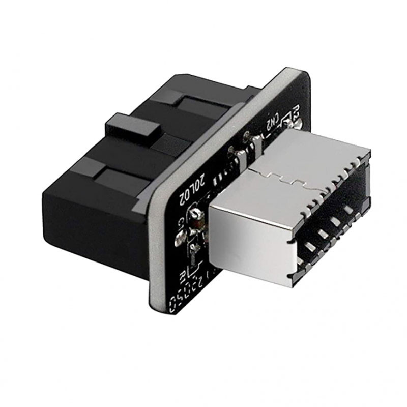 Graugear USB 3.0 internal (19-pin) header to USB 3.1 Type-E (20-pin) Key A adapter (G-AD-19TE-180)