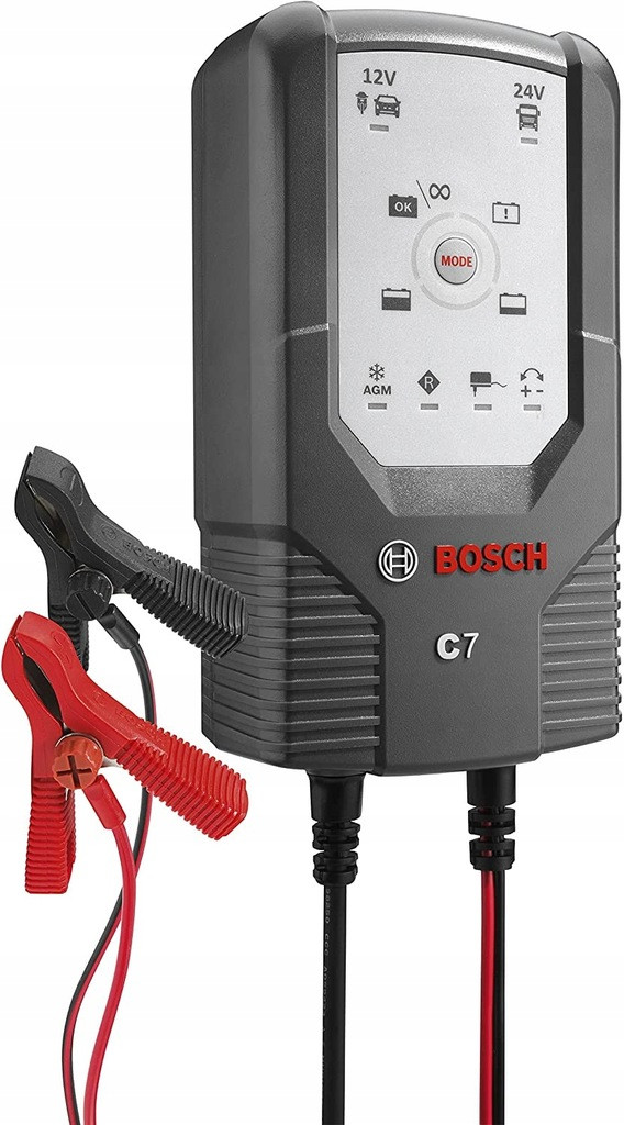 Зарядка для гелевых аккумуляторов 12 24В Bosch C7 Зарядное устройство для аккумулятора бош с7 - фото 3 - id-p1728391674