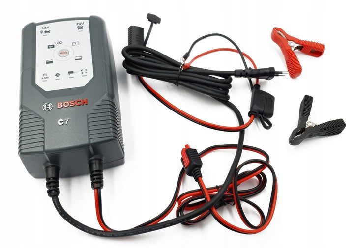 Зарядка для гелевых аккумуляторов 12 24В Bosch C7 Зарядное устройство для аккумулятора бош с7 - фото 5 - id-p1728391674