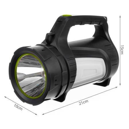 Фонарик аккумуляторный LED Повербанк 8000мач Мощный фонарик для освещения дома - фото 7 - id-p1728392028