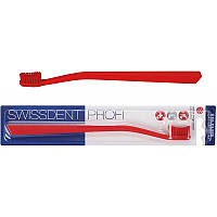 Зубная щетка SwissDent Profi Colours Soft-Medium (красная/красная), 1 шт