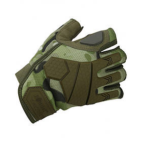 Рукавички тактичні Kombat UK Alpha Fingerless Tactical Gloves мультикам