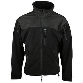 Кофта флісова тактична водонепроникна Kombat UK Defender Tactical Fleece чорна