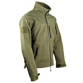 Кофта флісова тактична водонепроникна Kombat UK Defender Tactical Fleece олива