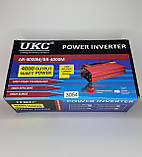 UKC Інвертор 12-220, перетворювач напруги 12V - 220V 4000W, power inverter з функцією плавного пуску, фото 4