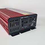 UKC Інвертор 12-220, перетворювач напруги 12V - 220V 3000W, power inverter з функцією плавного пуску, фото 3