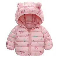 Куртка для девочки размер 80 розовая