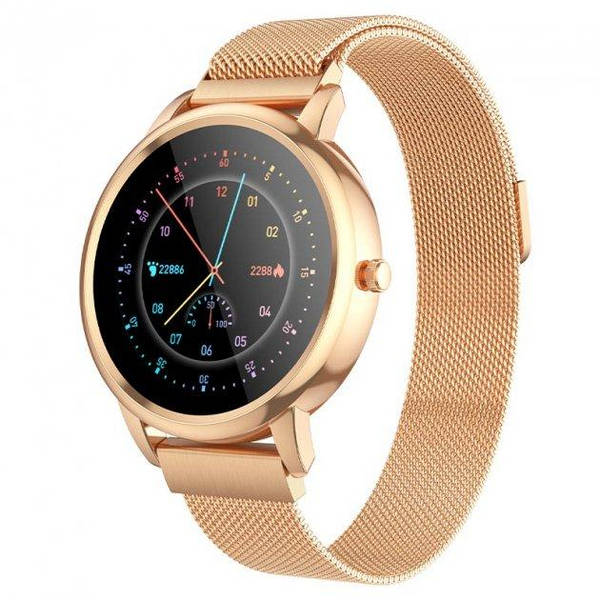 Rose gold best sale touch screen watch