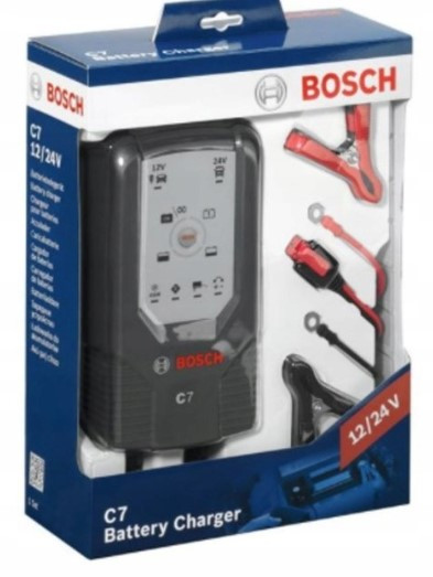 Автоматическая зарядка для аккумуляторов C7 BOSCH 12V/24 автоматическое зарядное устройство для аккумуляторов - фото 3 - id-p1728399662