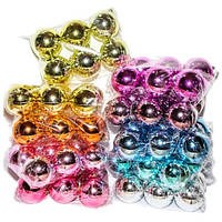 Куля новорічна D-60 "ГАЛЬВАНІКА" 6 шт./уп, 396 шт./ящ.