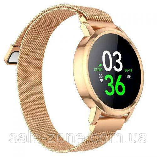 Жіночий розумний смарт годинник Hoco Y8 Smart sports watch (Рожеве золото)
