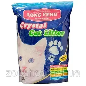 Long Feng Crystal Cat Litter силікагелевий наповнювач для котів 3,8 л, фото 2