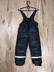 Дитячий зимовий напівкомбінезон, зимові штани Розміри 98- 110