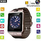 Розумні годинник Smart Watch GSM Camera DZ09 Gold, фото 3
