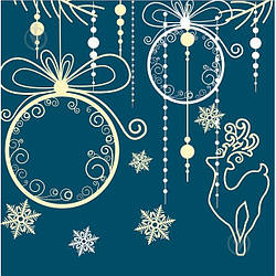 Серветка ТМ "Luxy" 33х33, 3 кулі, 18 шт., "Святкова"