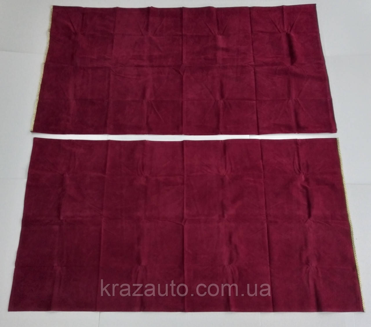 Комплект штор DAF, MAN, Scania, VOLVO, IVEСO, Merс..-ночник (на лобове скло) бордові, фото 1