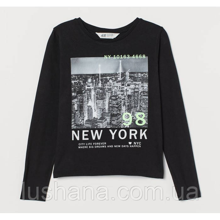 Дитяча кофта лонгслів H&M для дівчинки 8-10 років - р.134/140, фото 1