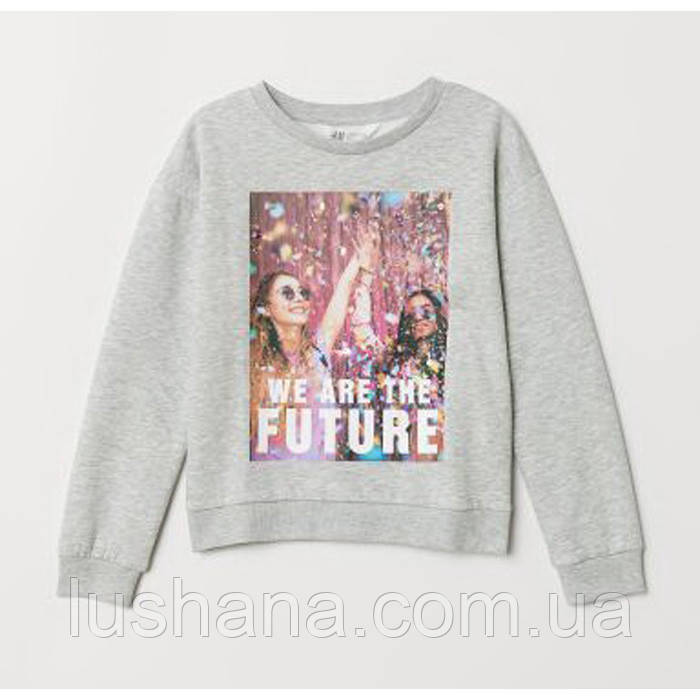 Дитячий джемпер світшот H&M на дівчинку 10-12 років - р.146/152, фото 1