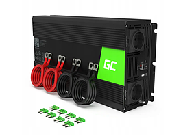 Інвертор перетворювач 12v 220v green cell 4000/2000W inv10