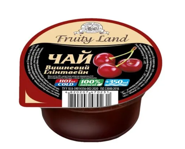 Ягідний концентрат Вишневий глінтвейн Fruity Land 24 шт 60 г