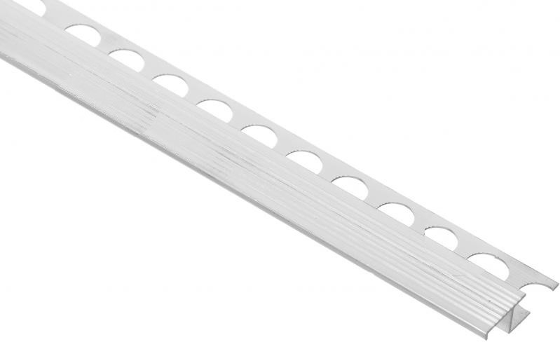 Сходинковий алюмінієвий профіль під плитку 8 мм, довжина 2,7 м, без покриття