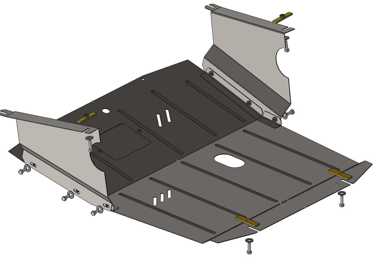 Захист двигуна Nissan Interstar (1998-2010) Кольчуга, фото 1