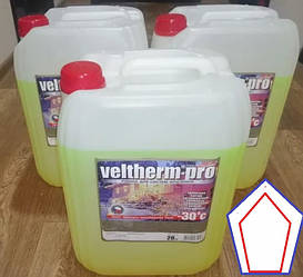Теплоносій незамерзаючий для систем опалення Veltherm pro-30 каністра 20 л (пропіленгліколевий)