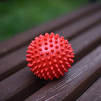 М'яч масажний, масажер для тіла гумовий надувний 9 см Червоний (G9-1)