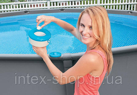 Плавальний дозатор для хімії Intex Floating Chemical Dispenser 29041 (MAX), фото 3