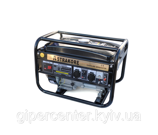 Бензиновий генератор ASTRA KOREA — AST9900DC, однофазний 220 V, 50Hz, 2.5KW, об'єм 15 л, фото 1
