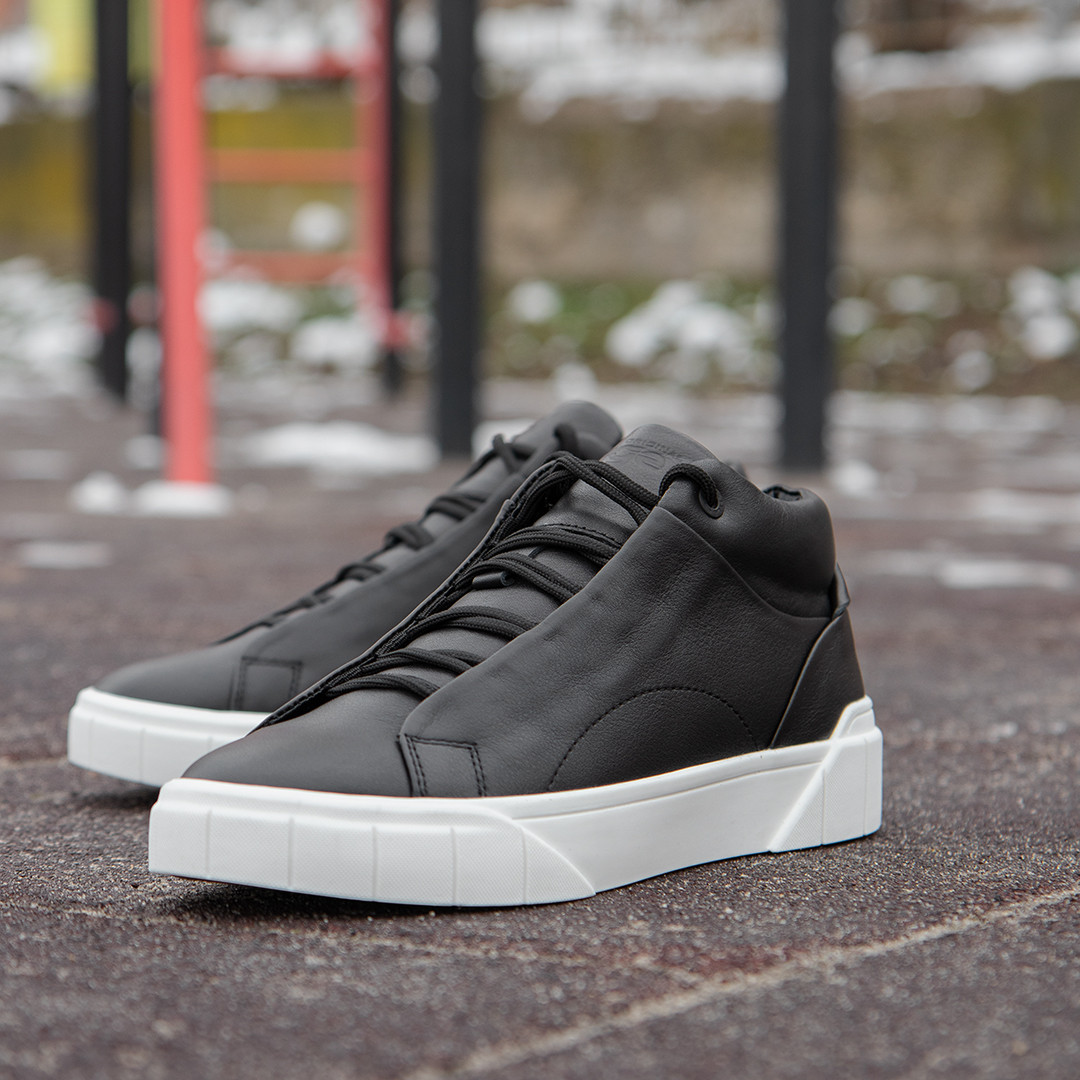 Edge шкіряні черевики на білій підошві, фото 1