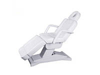 Косметологічна кушетка електрична стаціонарна одно моторне крісло косметолога для лікарів косметологів