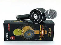 Беспроводной аккумуляторный микрофон WS668, Микрофон караоке с блютузом, USB-микрофон
