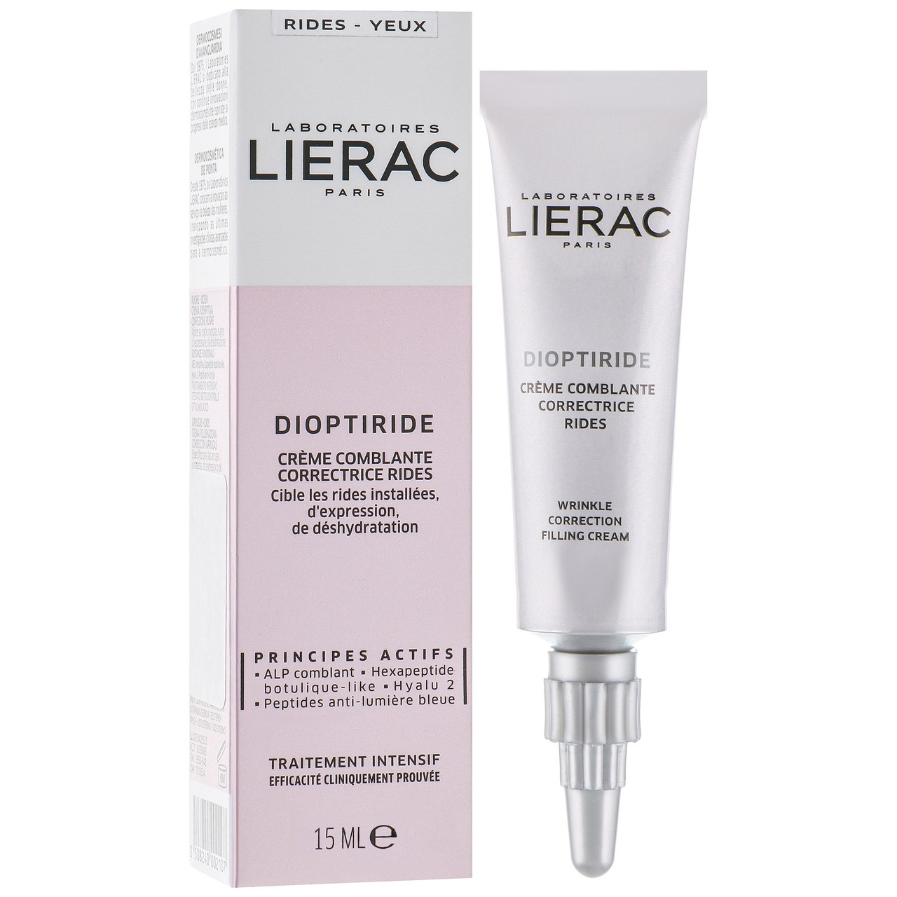 Лієрак Діоптид Крем-філер для корекції зморщок навколо очей Lierac Dioptiride Crème Comblante Correctrice Ri