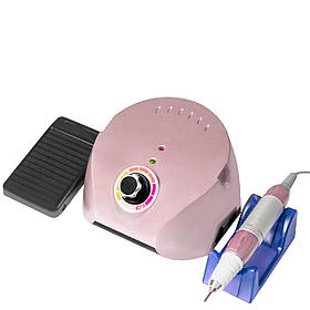 Фрезер ZS-610 для манікюру та педикюру 50000об./хв., 70 Вт. Рожевий