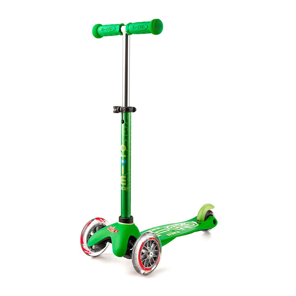 Самокат детский Deluxe green до 50 кг 3-х колесный Micro DD657639
