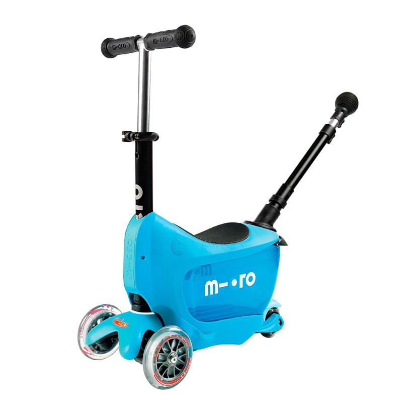 Самокат детский 2go Deluxe plus blue до 50 кг до 20 кг Micro DD656584