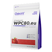 Протеин Ostrovit WPC 80 Eu standart 900 грамм Вкус Клубника (720678)