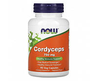 Натуральная добавка NOW Cordyceps 750 mg, 90 капсул(7789311)