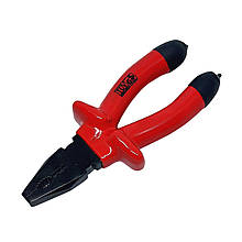 Плоскогубці TUV GS з прогумованими ручками 165 мм