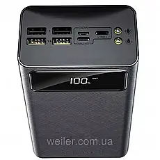 Повербанк, Power Bank XO PR125 50000 mAh, портативна батарея з ліхтариком та дисплеєм, фото 5