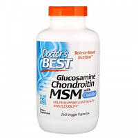 Глюкозамин хондроитин Doctor's BEST Glucosamine Chondroitin with Opti MSM 360 капсул (826604)