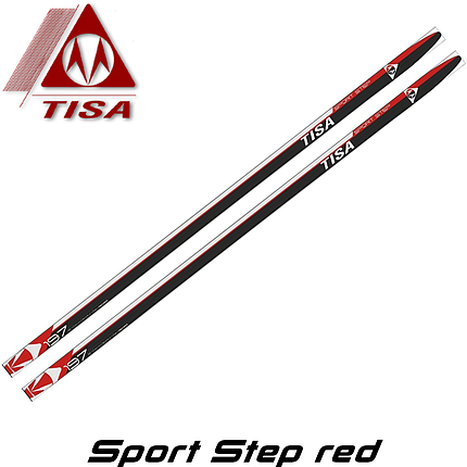 Бігові лижі для дорослих Tisa Sport Step Red, фото 1