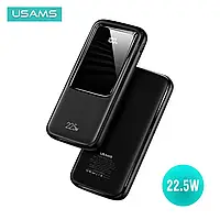 Повербанк USAMS US-CD161 PB58 Dual QC3.0 + PD Digital Display Fast Charging 22.5W 10000 mAh (10KCD16101)