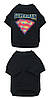 Футболка для собак Pet Style "Superman" Чорна XS, фото 2