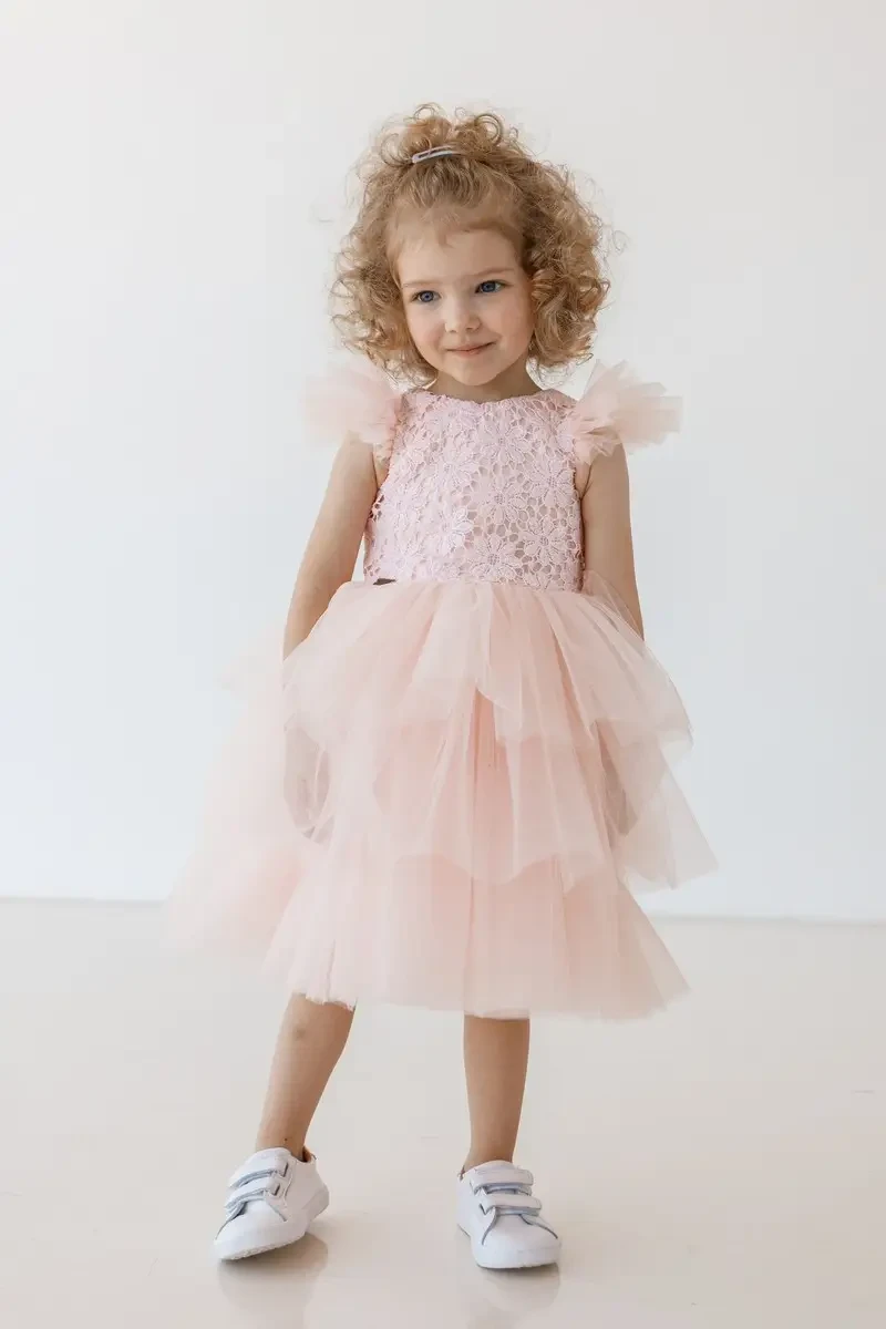 Сукня святкова для дівчинки Suzie 80 см 1 рік рожеве