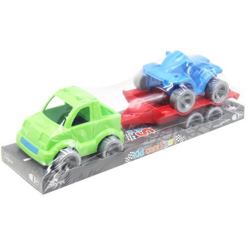 Набір авто "Kid cars Sport" (машинка зелена + квадроцикл синій)