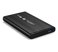 Внешний карман для HDD 2.5 дюймов, USB 3.0 - SATA, TRY TB-S254U3, до 3 TB, алюминий, черный