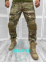 Армейские штаны с наколенниками Multicam Мужские штаны Охотничий военный камуфляж Тактические штаны