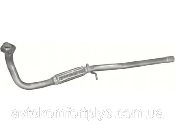 Приймальна труба з гофрою Opel Corsa B 1.7 дизель 1993 - 2001 рр, фото 1